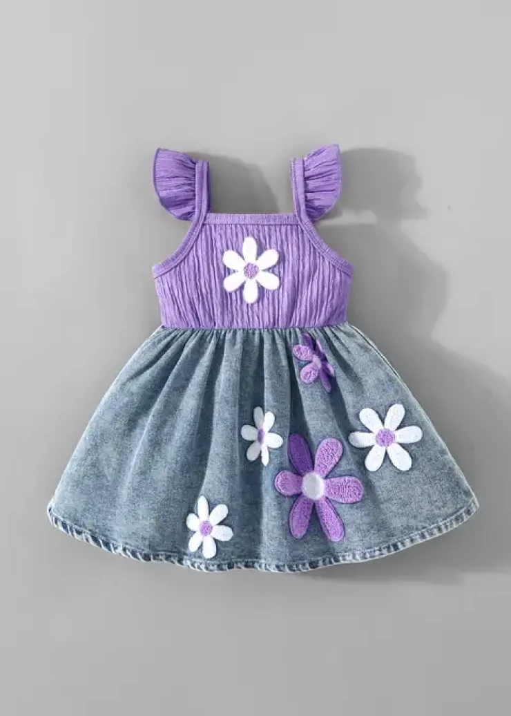 Floral Applique Dress